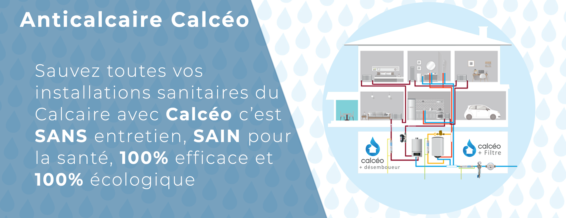 Protégez toute votre maison avec l'anticalcaire Calcéo